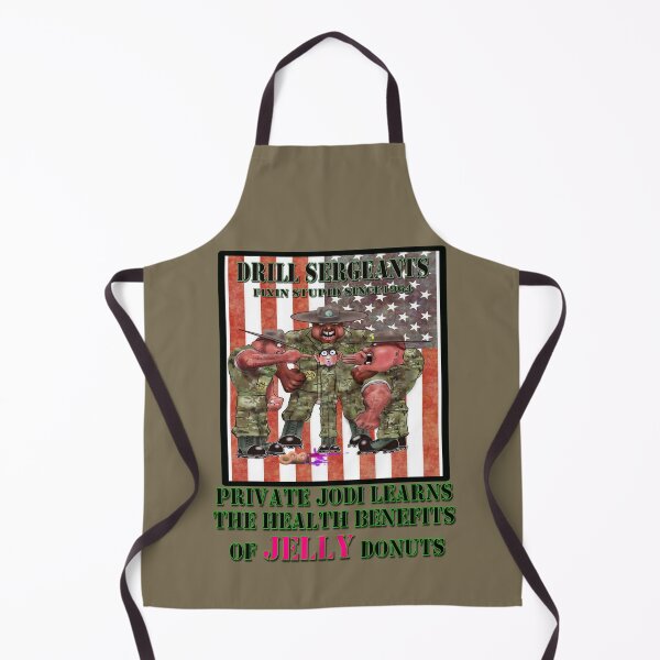 Item preview, Drill Sergeants Fixin Stupid Since 1964, Caught Eating Jelly Donuts No Discipline designed and sold by ronnieyoung.