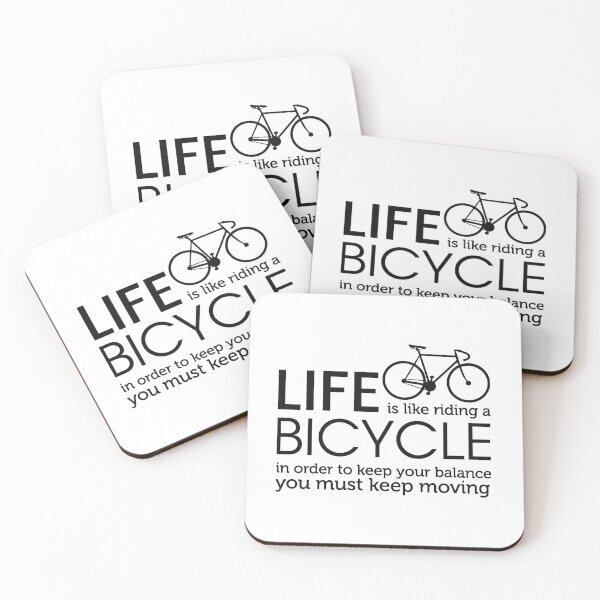 Item preview, Life is like riding a bicycle designed and sold by StickerNova1.