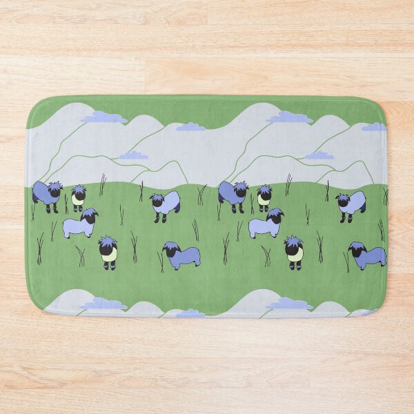 Item preview, Blacknose Swiss Sheep Blue and green designed and sold by DannysReRemodel.