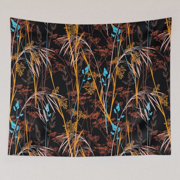 Item preview, In the wild meadow - black-orange designed and sold by kobyakov.