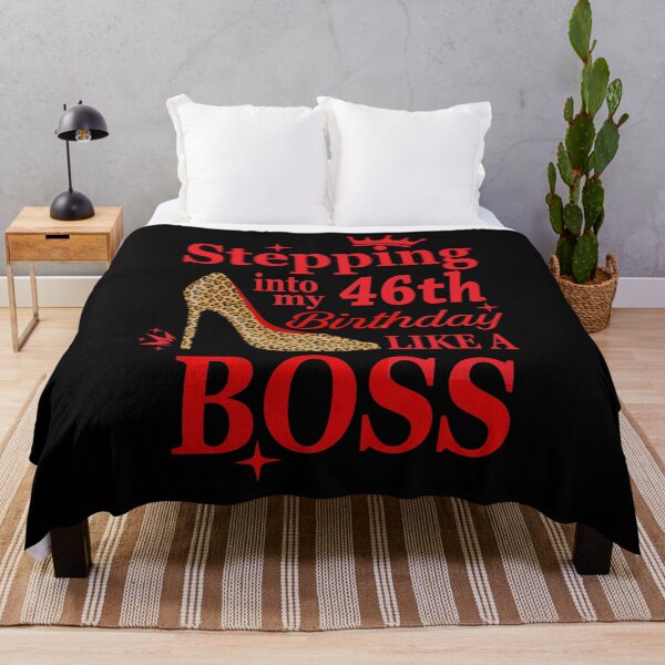 Item preview, Stepping into my 46th birthday like a boss  designed and sold by REApparelCo.