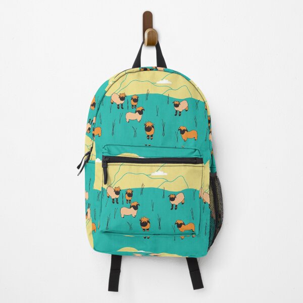 Item preview, Blacknose Swiss Sheep Aqua and orange designed and sold by DannysReRemodel.