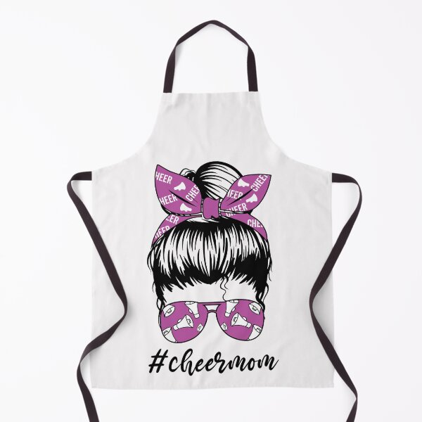 Item preview, Cheer Mom Messy Bun Cheerleading Cheerleader Mom Squad designed and sold by clothesy7.
