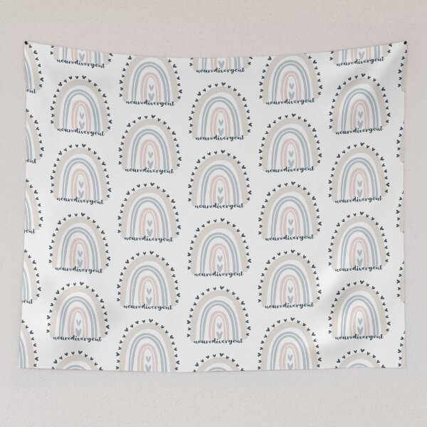 Item preview, Cute Neurodivergent Rainbow designed and sold by LemonbatStudio.