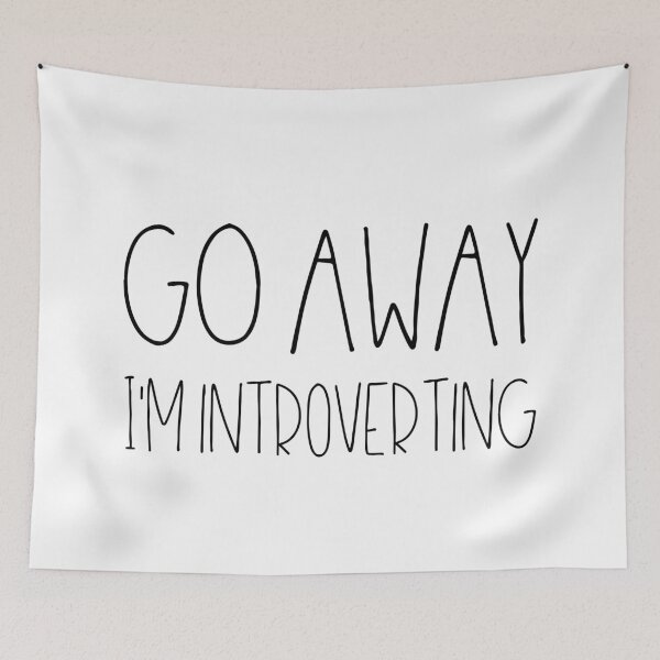 Item preview, Go away I'm introverting designed and sold by TheLemonBox.