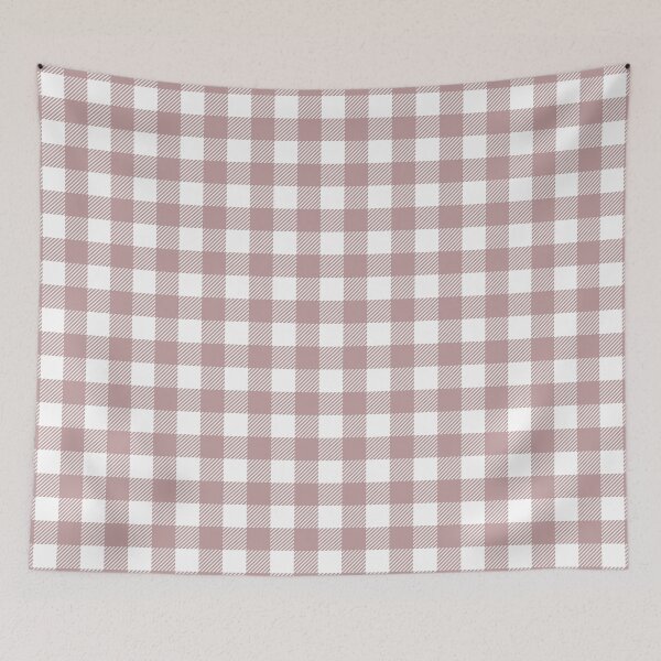 Item preview, Plaid (dusty rose pink/white) designed and sold by Design Minds Boutique.