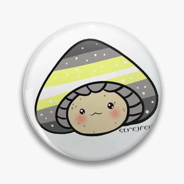 Item preview, Mushpride - Demi-nonbinary designed and sold by Strejfer.