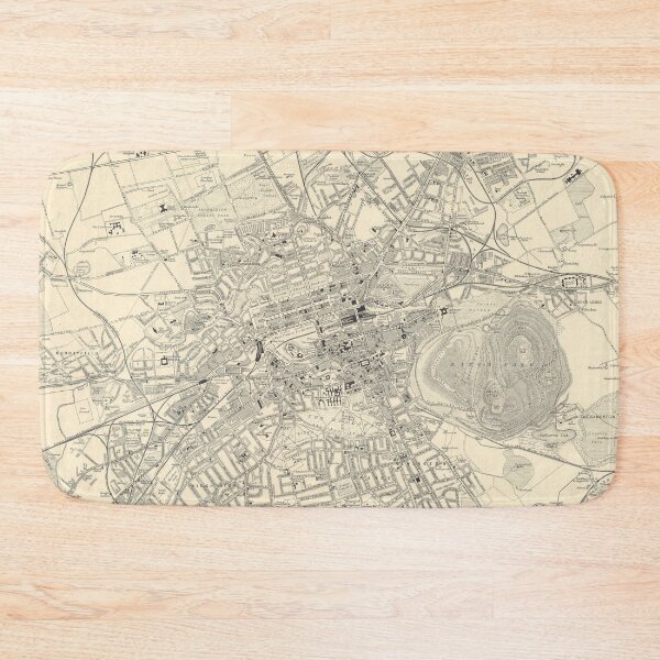 Item preview, Old Edinburgh Scotland Map (1912) Vintage Scottish Capital City & Street Atlas designed and sold by BravuraMedia.