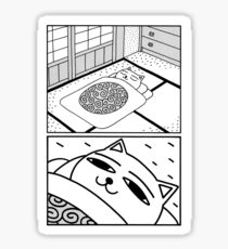Sleepy cat Sticker