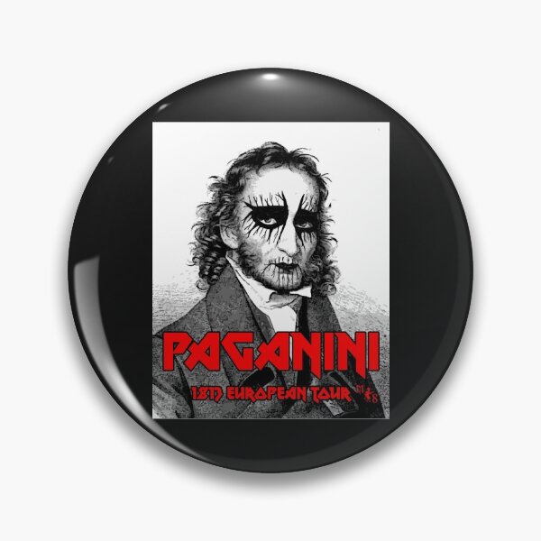 Item preview, Paganini designed and sold by MetalSatyrShop.