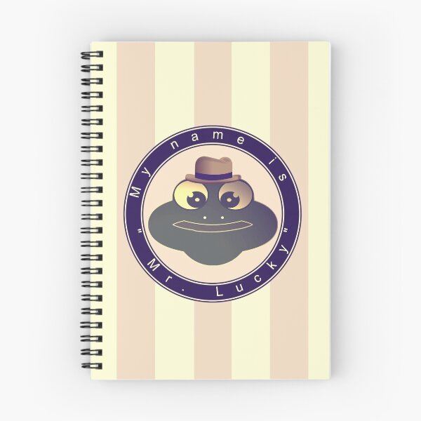 Item preview, Frog's face with the phrase "My name is Mr. Lucky" designed and sold by storefunnypets.