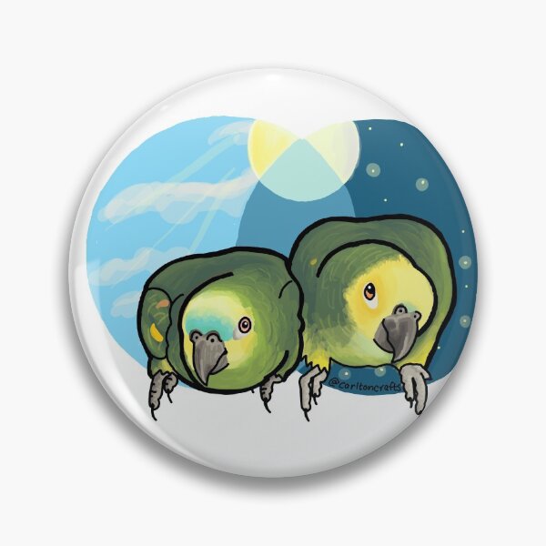 Item preview, Pipa and Miki Amazon Parrots designed and sold by CarltonCrafts.