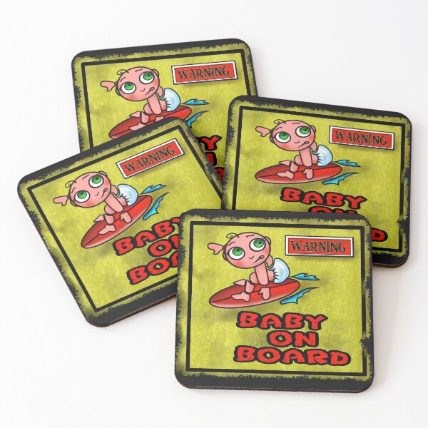 Item preview, Baby on Board, Surfing Baby designed and sold by ronnieyoung.