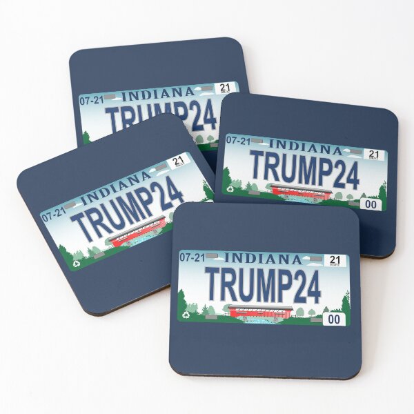 Item preview, Trump24 Indiana License Plate designed and sold by enriquepma.