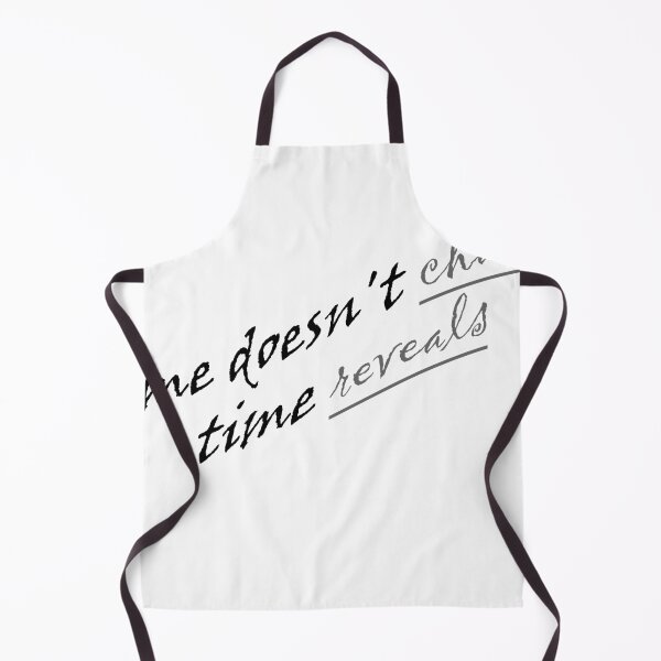 Item preview, TIME DOSN'T CHANGE TIME REVEALS designed and sold by Anoirshop ⭐⭐⭐⭐⭐.