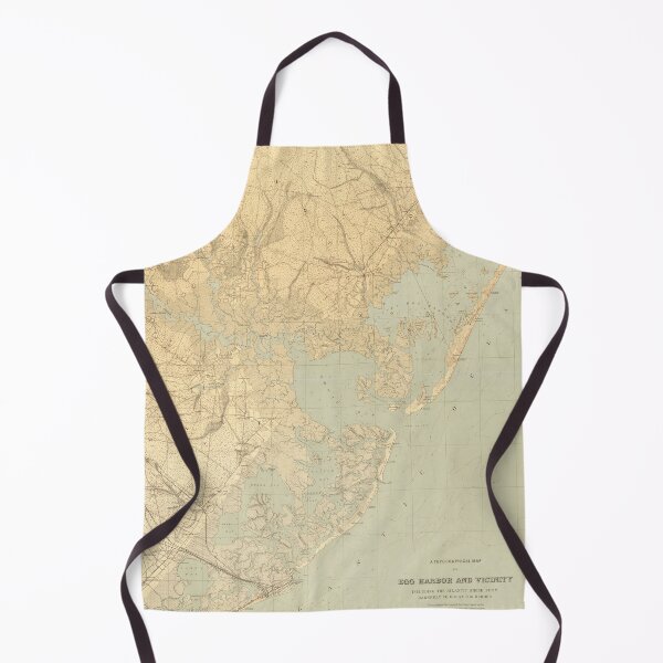 Item preview, Old Egg Harbor Township NJ Map (1888) Vintage Southern New Jersey Coast Atlas designed and sold by BravuraMedia.