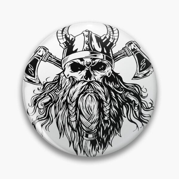 Aperçu de l'œuvre Crâne de guerrier viking créée et vendue par GSAPilot.