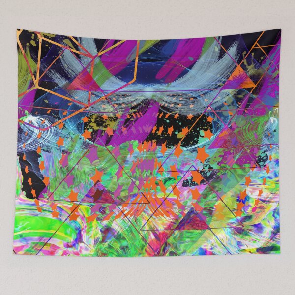 Item preview, Festive Abstraction 4 designed and sold by Discordant Dreams Art.