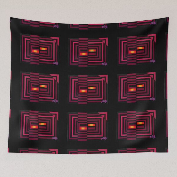 Item preview, 2 PINKS SQUARED BY ESONE ABSTRACT URBAN GRAFFITI STREET STYLE designed and sold by GraffitiBomberZ.