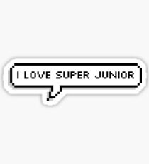 Ich LIEBE SUPER JUNIOR Sticker