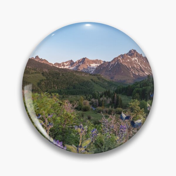 Item preview, Mount Sneffels Summer Rocky Mountain Wildflowers Colorado designed and sold by LandscapeArtCP.