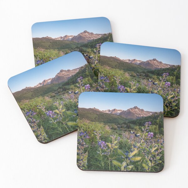 Item preview, Mount Sneffels Summer Rocky Mountain Wildflowers Colorado designed and sold by LandscapeArtCP.