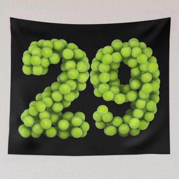 Item preview, Tennis Player Number 29 - Tennis Sports twenty-nine Game Set Match 29 designed and sold by elhefe.