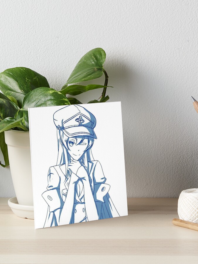 Esdeath Akame Ga Kill Anime Girl Gift | Art Board Print