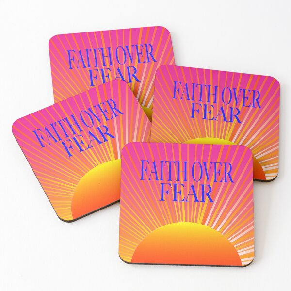 Item preview, Faith Over Fear Sunrise graphic designed and sold by EdwardMonet.