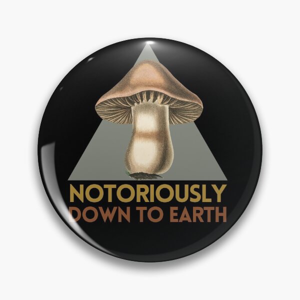 Item preview, Notoriously down to earth - retro mushroom illustration designed and sold by yennyz.
