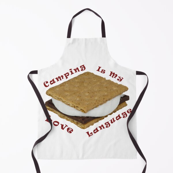 Item preview, Camping Is My Love Language with Smores Chocolate Marshmallow Graham Cracker Treat designed and sold by kmcs.