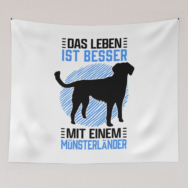 Item preview, Living with the Small Munsterlander Hunting Dog saying designed and sold by madgrfx.