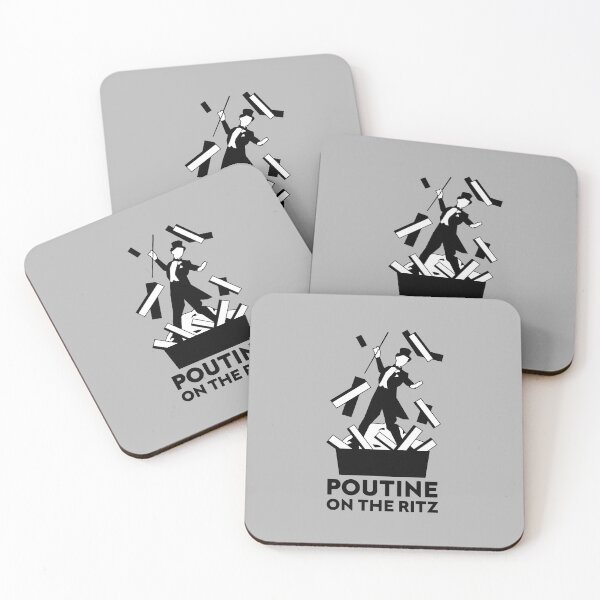 Item preview, Poutine on the Ritz (Black and White) designed and sold by FrancoStyle.