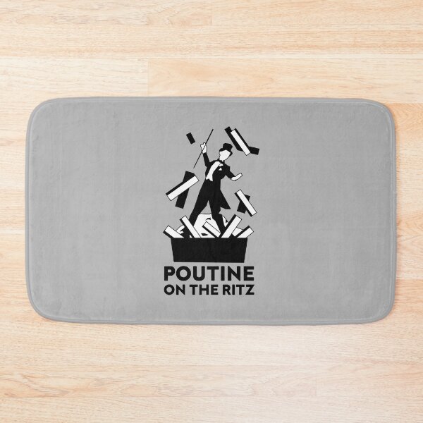 Item preview, Poutine on the Ritz (Black and White) designed and sold by FrancoStyle.