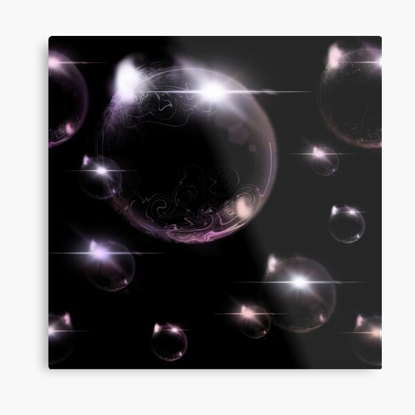Bubbles Metal Print