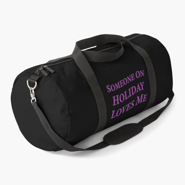 Item preview, Someone On Holiday Loves Me (Romantic, Aesthetic & Wavy Purple Serif Font Text) designed and sold by Graograman.
