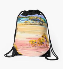 On the outskirts Drawstring Bag