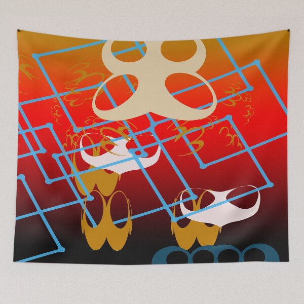 Item preview, Festive Abstraction 5 designed and sold by Discordant Dreams Art.