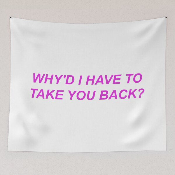 Item preview, Why'd I Have To Take You Back? (Purple) designed and sold by FilipeFerreira.