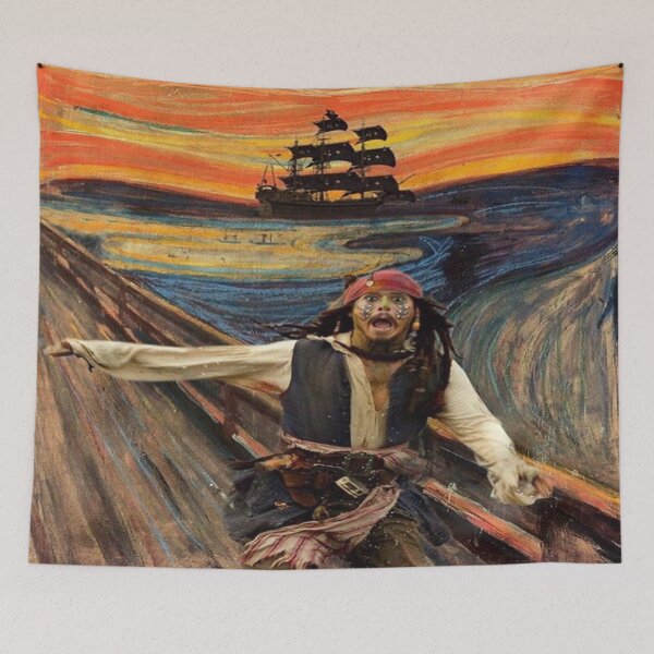 Item preview, Pirates of the Caribbean Funny paint designed and sold by h3bmusic.