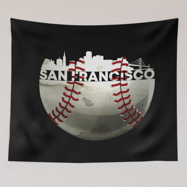 Item preview, Best Vintage San Francisco Baseball Ball With San Francisco Skyline designed and sold by Urosek.