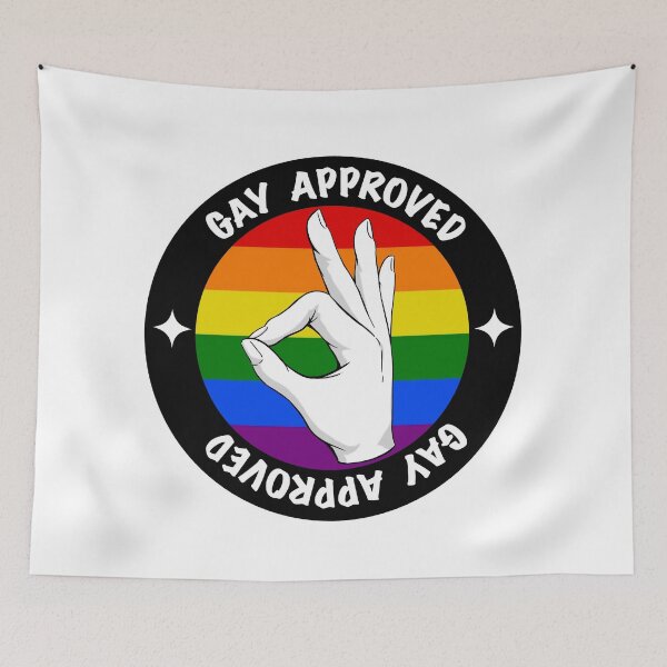 Item preview, Gay Approved Dark designed and sold by Risingphenix.
