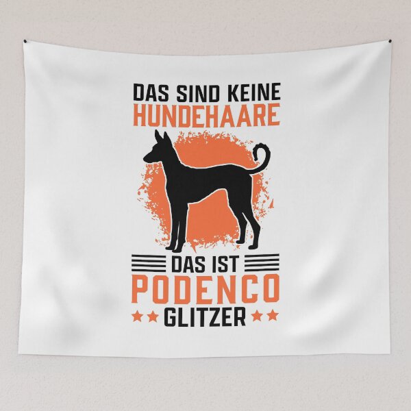 Item preview, This is Podenco glitter hunting dog greyhound saying designed and sold by madgrfx.