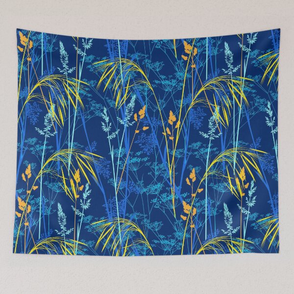 Item preview, in the wild meadow - deep blue designed and sold by kobyakov.