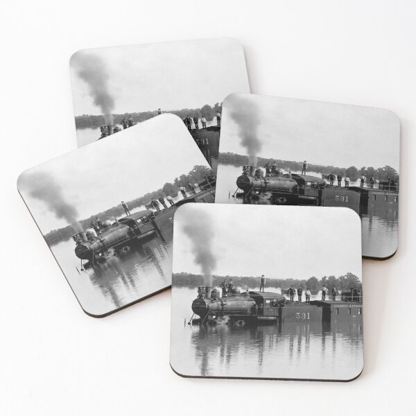 Item preview, Missouri-Kansas-Texas Train During Flood - 1904 designed and sold by warishellstore.