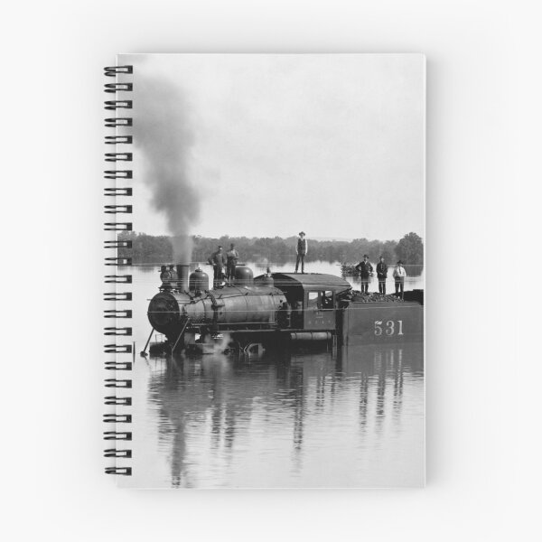 Item preview, Missouri-Kansas-Texas Train During Flood - 1904 designed and sold by warishellstore.