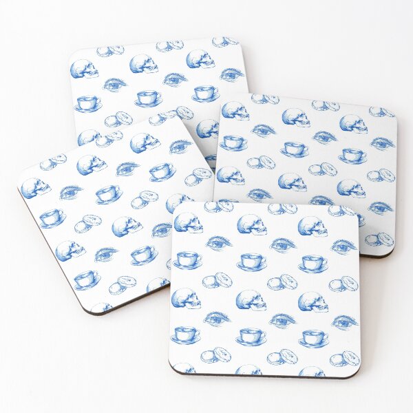 Item preview, Coffee & More Blue Design  designed and sold by avilakana.