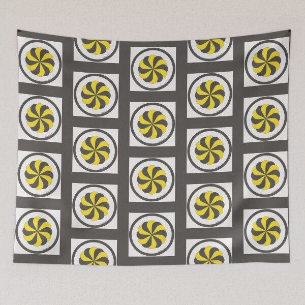 Item preview, Black and yellow crop circle - crop circle designed and sold by nounouangelique.