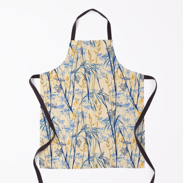 Item preview, Wild grasses - beige-blue designed and sold by kobyakov.
