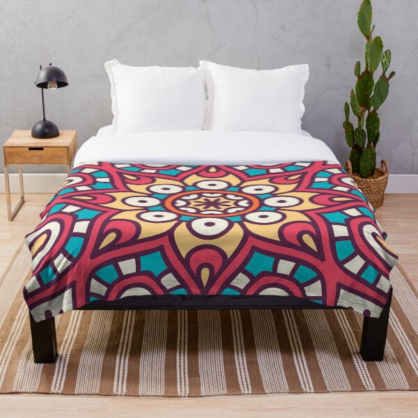 Item preview, Festive colorful mandala pattern Royalty designed and sold by Tu Tu.